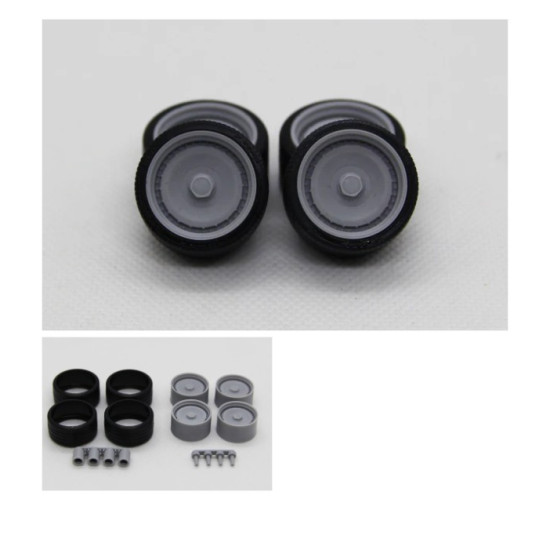 Diolex Dp24182 1/24 Wheels 18 Inch Bmw Styling 3 Custom For Tamiya Fujimi Aoshima Revell