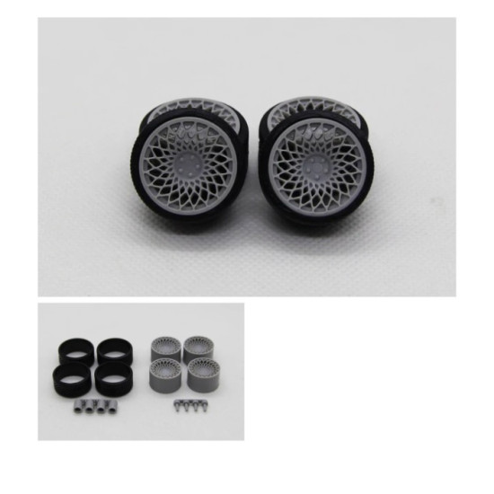 Diolex Dp24184 1/24 Wheels 19 Inch Wci Mt10 Custom For Tamiya Fujimi Aoshima Revell