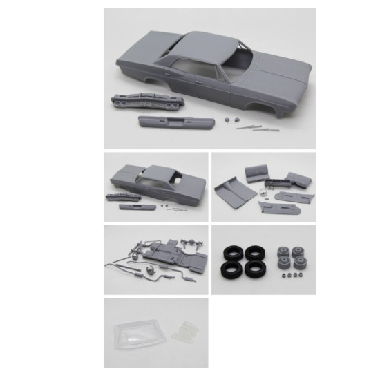 Diolex Dp24190 1/25 3d Print Resin Kit Chevrolet Impala 4-door Sedan 1966