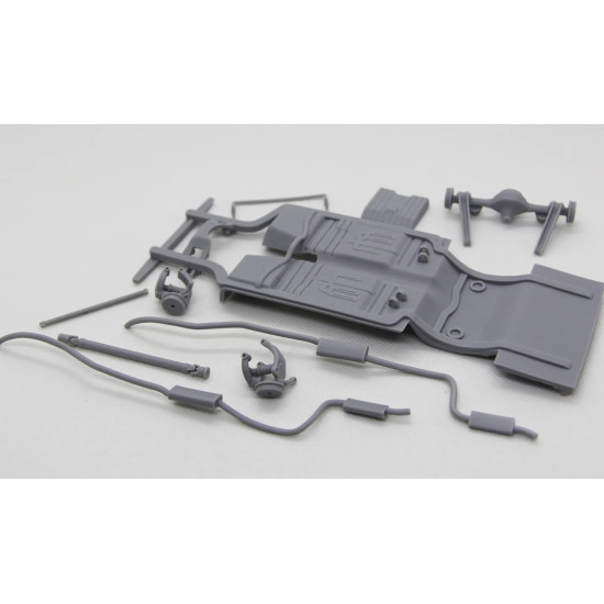 Diolex Dp24190 1/25 3d Print Resin Kit Chevrolet Impala 4-door Sedan 1966