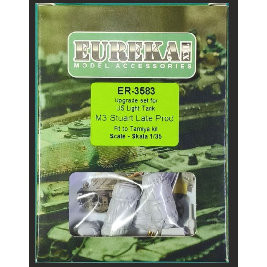 Eureka Er-3583 1/35 Upgrade Set For Us Light Tank M3 Stuart Late Prod Fit To Tamiya Kit