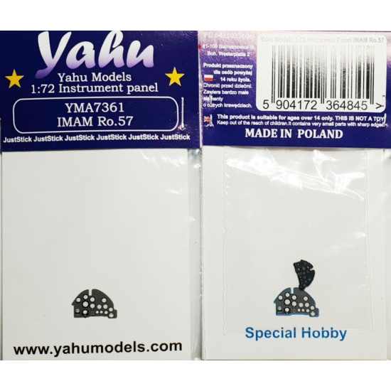 Yahu Model Yma7361 1/72 Instrument Panel For Imam Ro 57 Accessories Kit