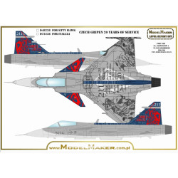 Model Maker D72244 1/72 Czech Gripen 20 Years Of Service