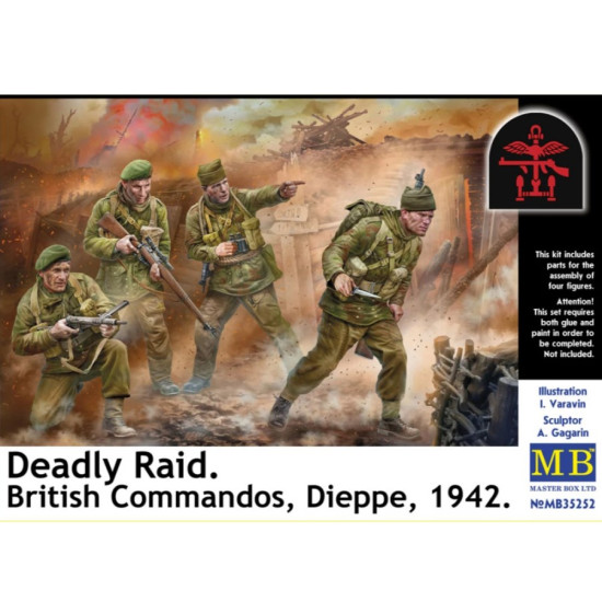 Master Box 35252 1/35 Deadly Raid British Commandos Dieppe 1942