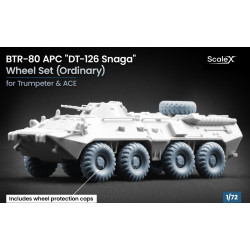 Scalex Wm-72014 1/72 Btr-80 Apc Ordinary Wheel Set Dt-126 Snaga Trumpeter Ace
