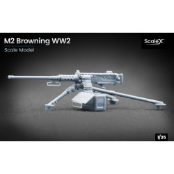 Scalex A-35003 1/35 M2 Browning Ww2 Resin Model