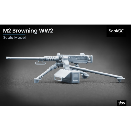 Scalex A-35003 1/35 M2 Browning Ww2 Resin Model
