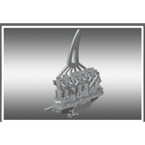 Print Scale Psr32006 1/32 Benz Bz Iv Exhaust Tip 2 New Resin Model