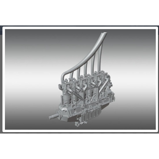 Print Scale Psr32007 1/32 Benz Bz Iv Exhaust Tip 3 New Resin Model