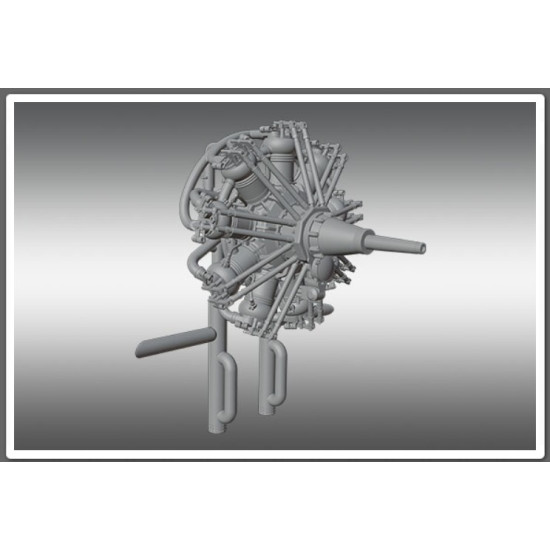 Print Scale Psr32017 1/32 Salmon Resin Model