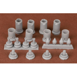 Sbs 72093 1/72 B-58 Hustler Seamless Engine Intakes For Italeri Kit