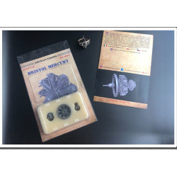 Print Scale Psr48023 1/48 Aircraft Engines Bristol Mercury