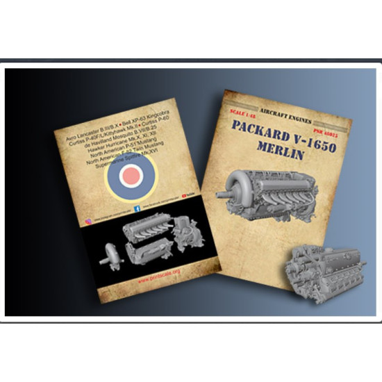 Print Scale Psr48025 1/48 Packard V-1650 Merlin Aircraft Accessories