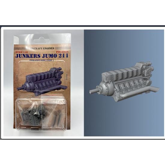 Print Scale Psr48026 1/48 Jnkers Jumo 211 Exhaust Pipe Type 1 Aircraft Accessories
