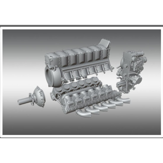 Print Scale Psr48027 1/48 Junkers Jumo 211 Exhaust Pipe Type 2 Aircraft Accessories