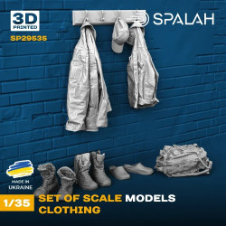 Spalah 29535 1/35 Set Of Scale Models Clothing Resin Model Kit