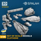 Spalah 29535 1/35 Set Of Scale Models Clothing Resin Model Kit