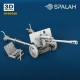 Spalah 30035 1/35 Scale Model Divisional Towed Gun M1942 Zis-3 Resin Model Kit