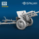 Spalah 30035 1/35 Scale Model Divisional Towed Gun M1942 Zis-3 Resin Model Kit