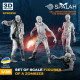 Spalah 30235 1/35 Set Of Figures Zombies 4 Figures 3d Printed Resin Model Kit