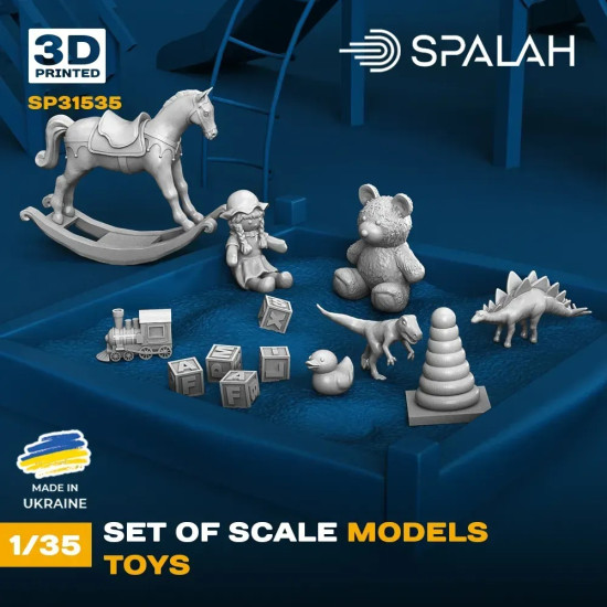 Spalah 31535 1/35 Set Of Scale Models Toys 3d Printed Resin Model Kit