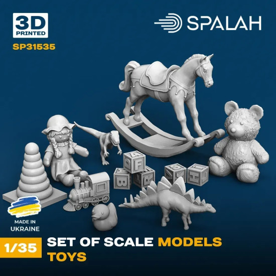 Spalah 31535 1/35 Set Of Scale Models Toys 3d Printed Resin Model Kit