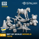 Spalah 31535 1/35 Set Of Scale Models Toys 3d Printed Resin Model Kit