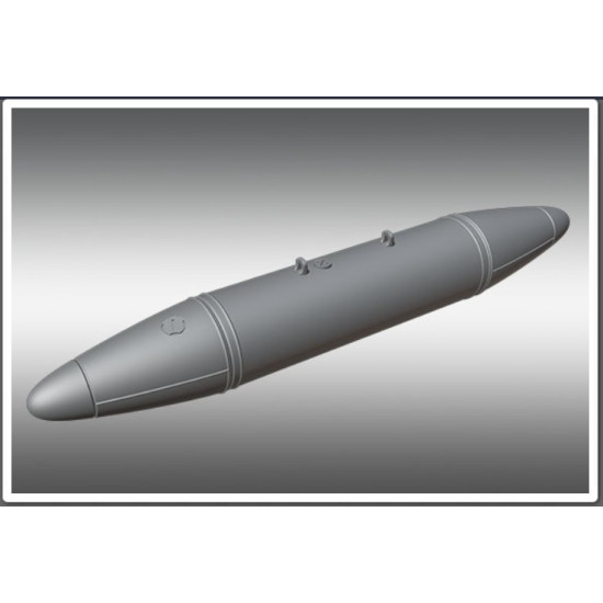 Print Scale Psr48045 1/48 Napalm Bomb Blu-10 2pc Aircraft Accessories