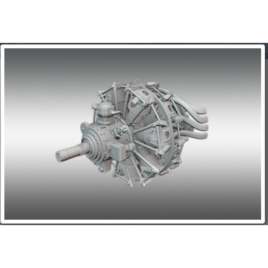 Print Scale Psr72016 1/72 Aircraft Engines Bmw 801 Aircraft Accessories