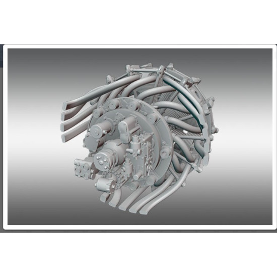 Print Scale Psr72016 1/72 Aircraft Engines Bmw 801 Aircraft Accessories