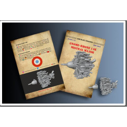 Print Scale Psr72019 1/72 Gnome-rhone 14k Mistral Major Aircraft Accessories