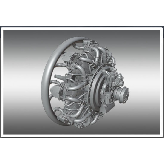 Print Scale Psr72020 1/72 Aircraft Engines Bristol Mercury Aircraft Accessories