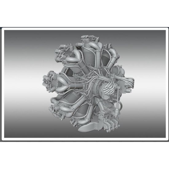 Print Scale Psr72027 1/72 Bristol Jupiter Resin Model