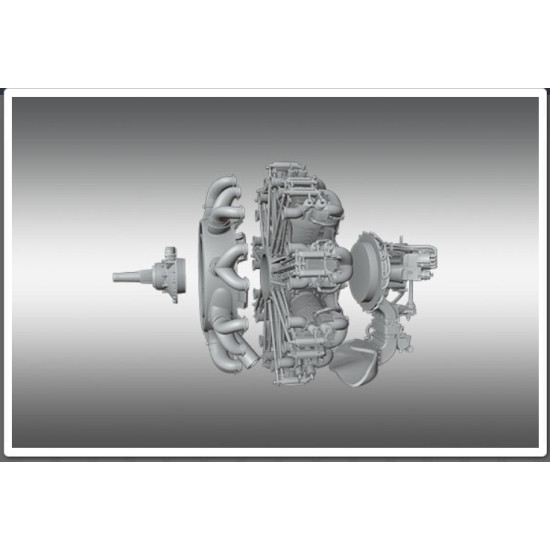 Print Scale Psr72027 1/72 Bristol Jupiter Resin Model