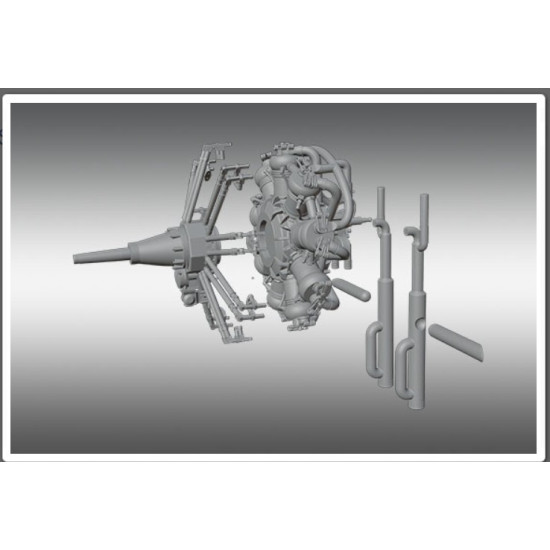 Print Scale Psr72029 1/72 Salmon Resin Model