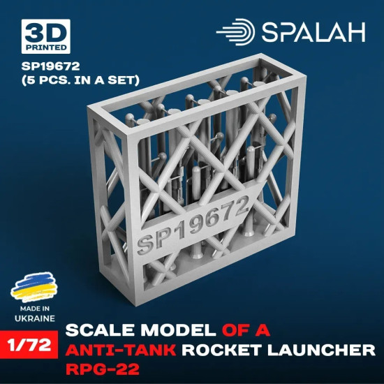 Spalah 19672 1/72 Set Of Scale Models Rpg-22 Anti-tank Rocket-launcher 5 Pcs