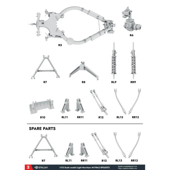Spalah 22372 1/72 Set Of Scale Models Bags Of Potatoes 3pcs 3d Printed Resin Kit