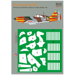 Print Scale Psm72017 1/72 Dewoitine D.520 Mask Decal