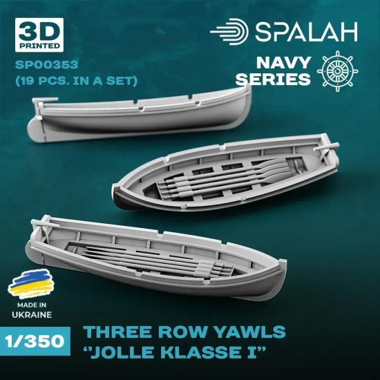 Spalah 00353 1/350 Boats For Kriegsmarine Bismarck Scharnhorst Gneisenau Tirpitz 19 Pcs