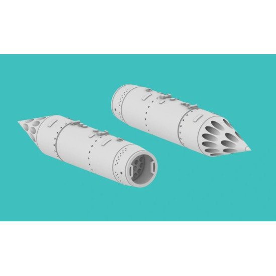 Rise144 Models Rm098 1/144 B-8m1 Rocket Pods 8x Aircraft Accessories