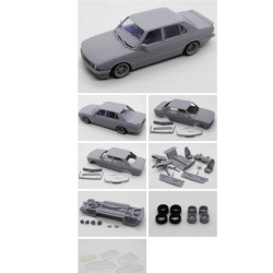 Diolex Dp24178 1/24 3d Print Resin Kit Bmw 5 Series E28 Stance Version With Bbs Kerscher Rx Wheels
