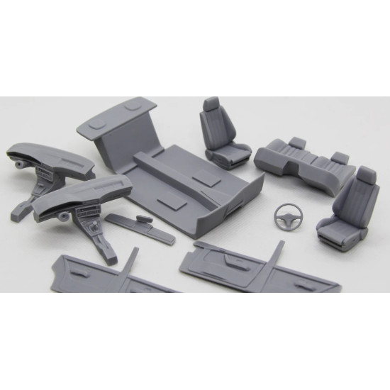 Diolex Dp24178 1/24 3d Print Resin Kit Bmw 5 Series E28 Stance Version With Bbs Kerscher Rx Wheels