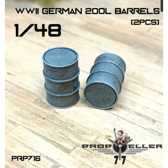 77propeller Prp716 1/48 Wwii German 200l Barrels 2pcs