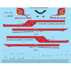 26decals 144-353 1/144 Thai Airways Airbus A310 Laser Decal