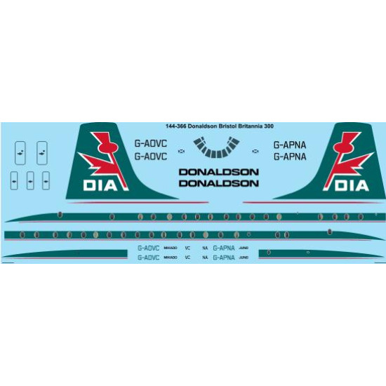 26decals 144-366 1/144 Donaldson Britannia 300 Laser Decal