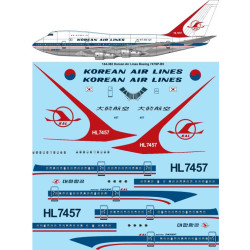 26decals 144-382 1/144 Korean Air Lines Boeing 747sp Laser Decal