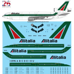 26decals 144-395 1/144 Alitalia Dc-10-30 Laser Decal