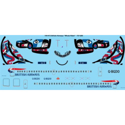 26decals 144-413 1/144 Ba Whale Rider Boeing 737-200 Laser Decal