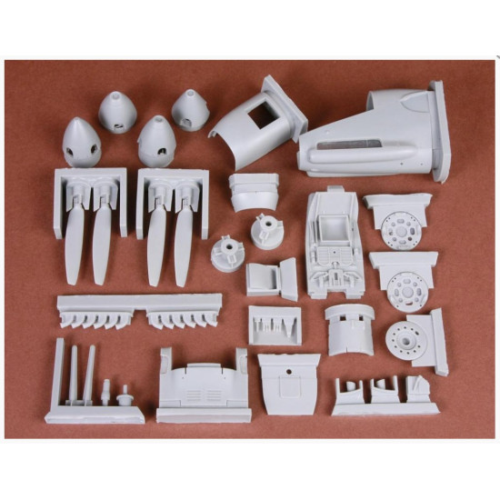 Sbs Buc-32002 1/32 Hispano Ha-1112 M1l Conversion Kit Spanish Bf-109 Version