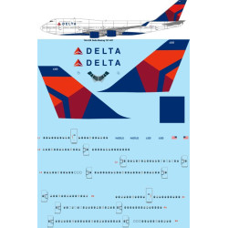 26decals 144-439 1/144 Delta Boeing 747-400 Laser Decal